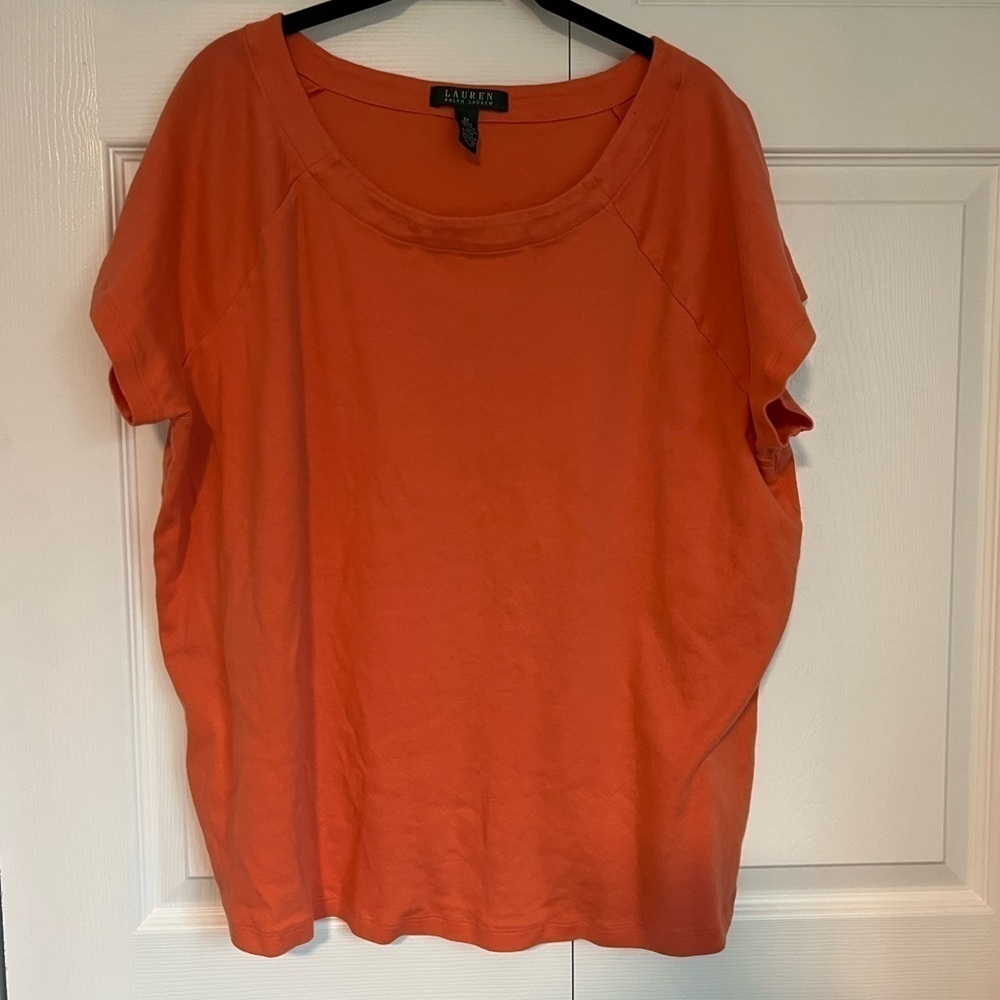 Lauren Ralph Lauren Casual Short Sleeved Top - Plus Size 3X